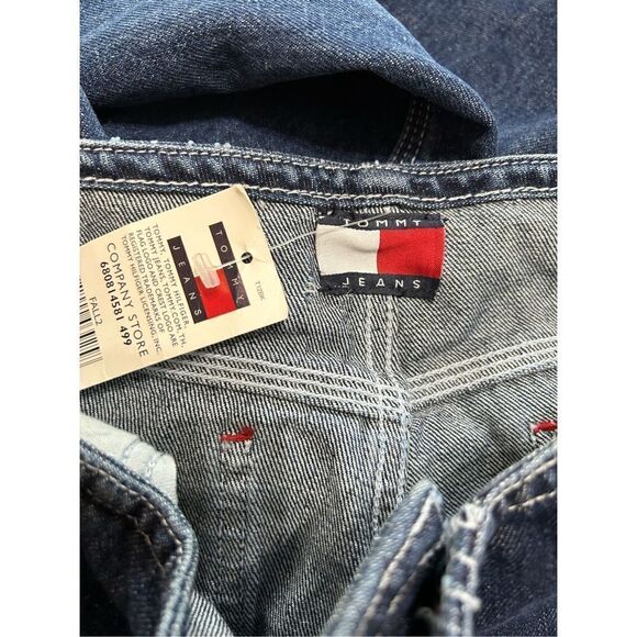 Vintage Tommy Jeans Carpenter Bootcut Dark Sandblast Juniors Size 9 - Picture 8 of 14
